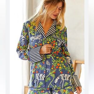 Olivia Wendel for Anthropologie XL Flannel Sleep Top NWT